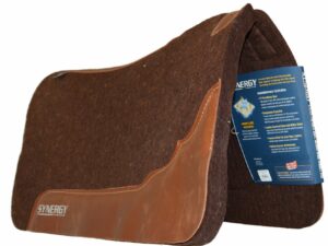 Weaver, Synergy® Contoured Steam Pressed Westernpad aus 100% Merino Wolle